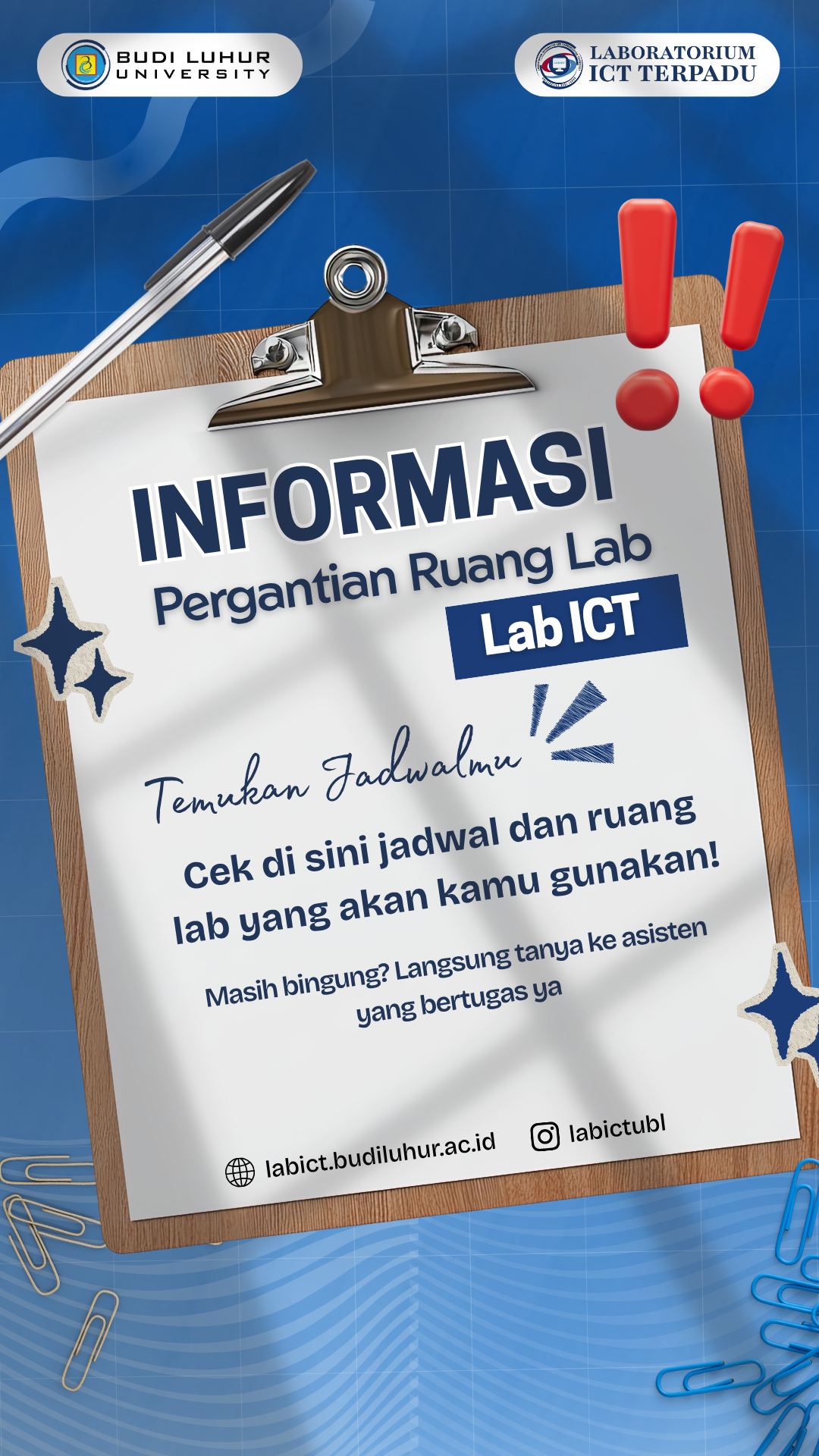 Poster Informasi Lab ICT